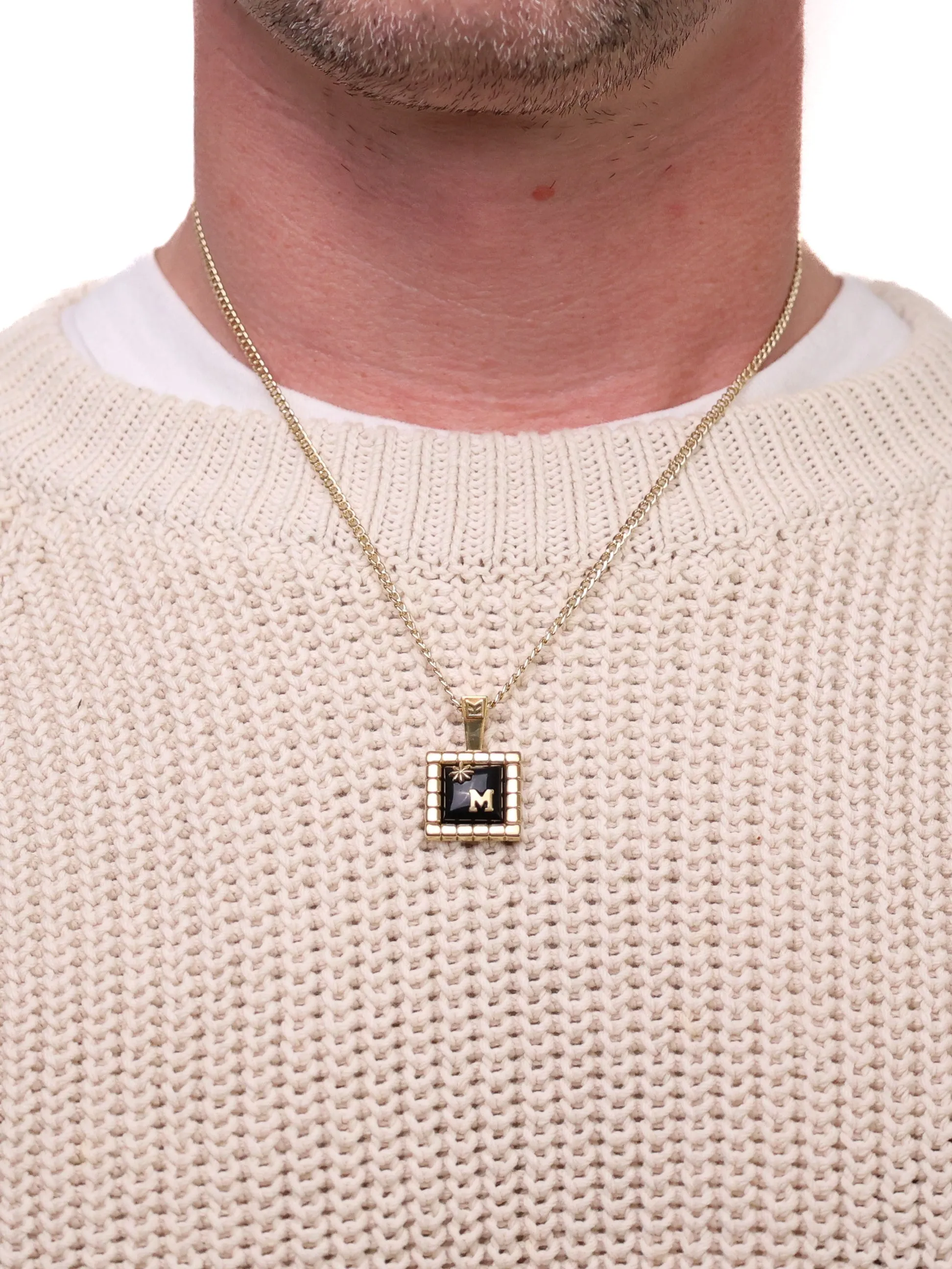 Collegiate Chain (14K Gold/Onyx) sold by MAPLE product image thumbnail 3