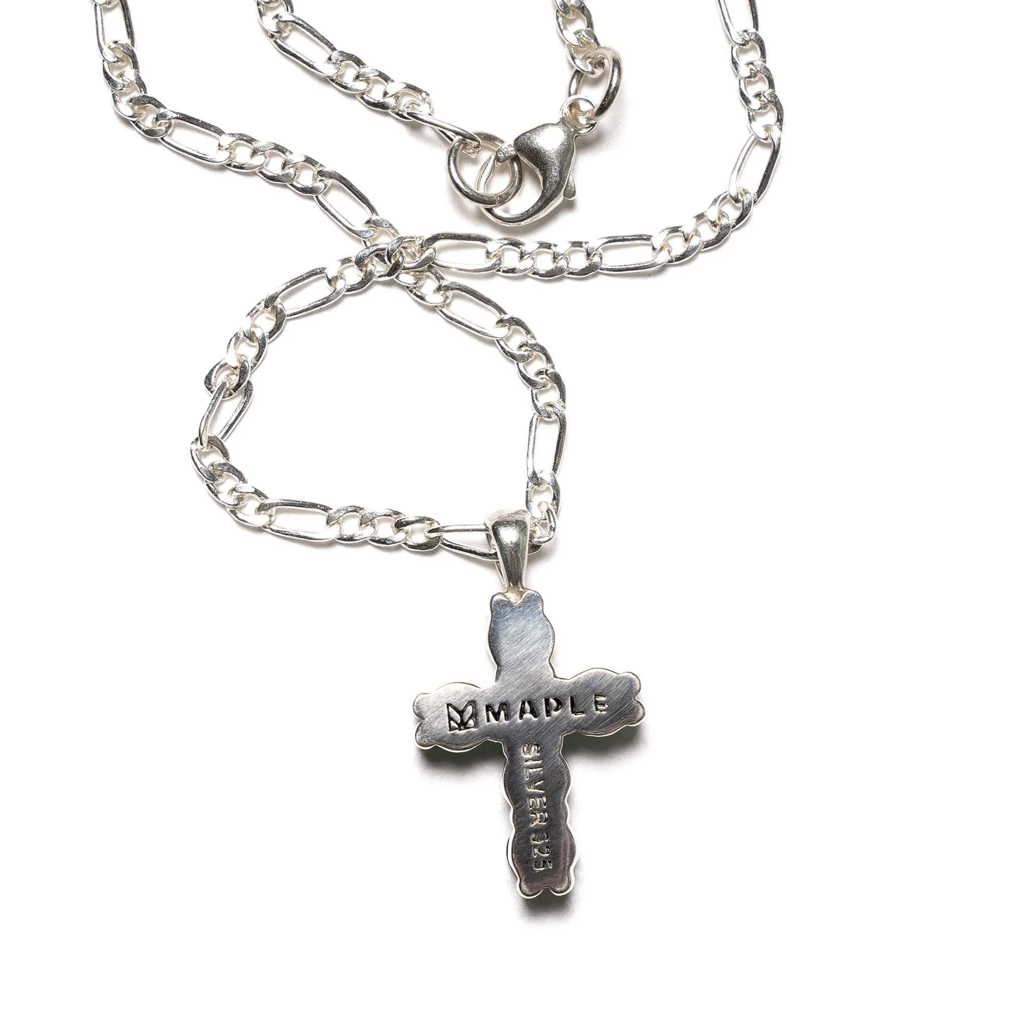 Cross Chain (Silver 925/Emerald) sold by MAPLE product image thumbnail 3