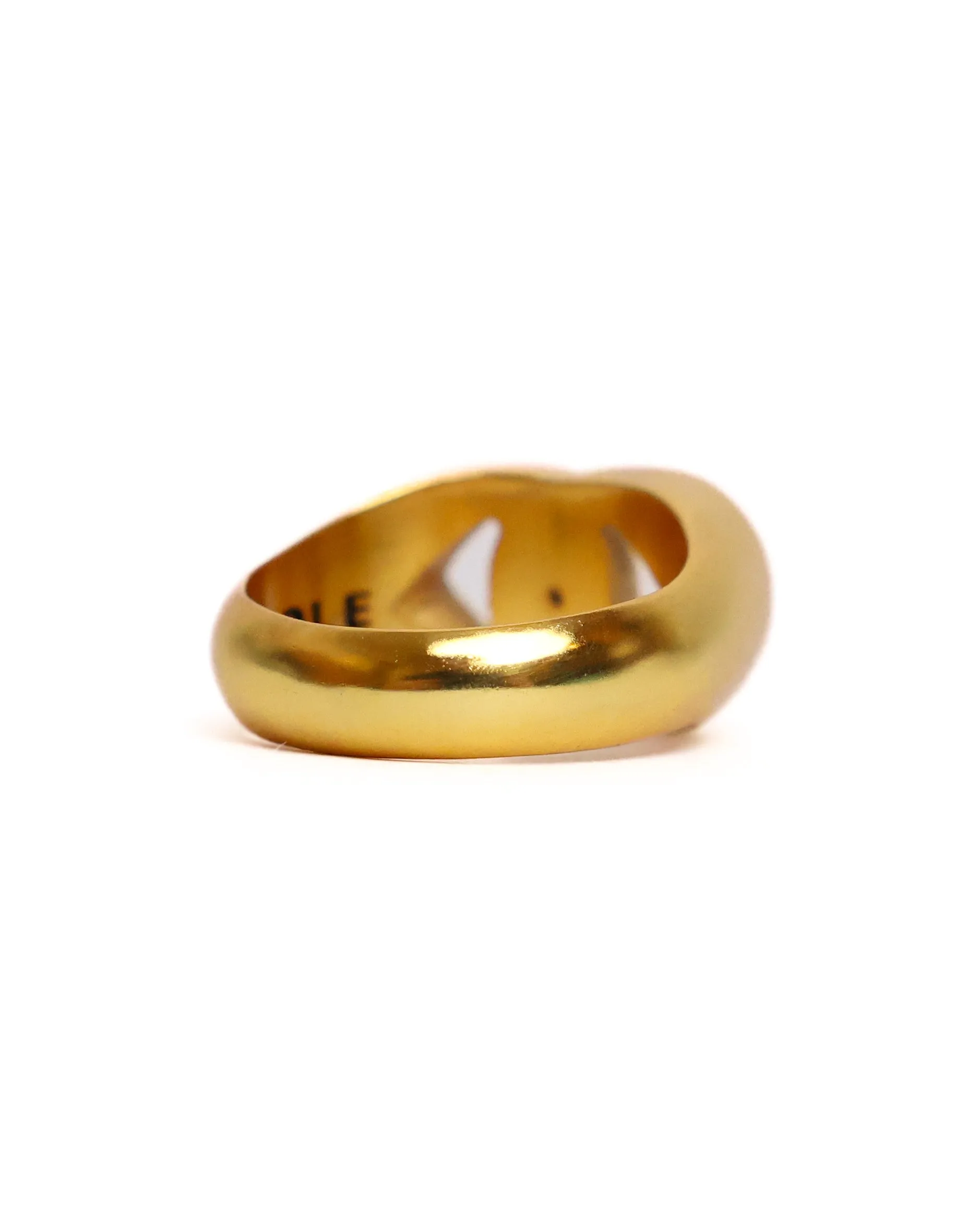 Floral Cuban Signet (14K Gold) sold by MAPLE product image thumbnail 3