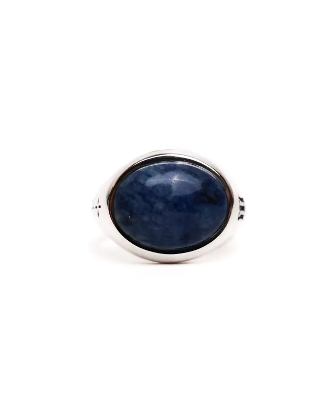 Tubby Ring (Silver 925/Lapis Lazuli) made by MAPLE