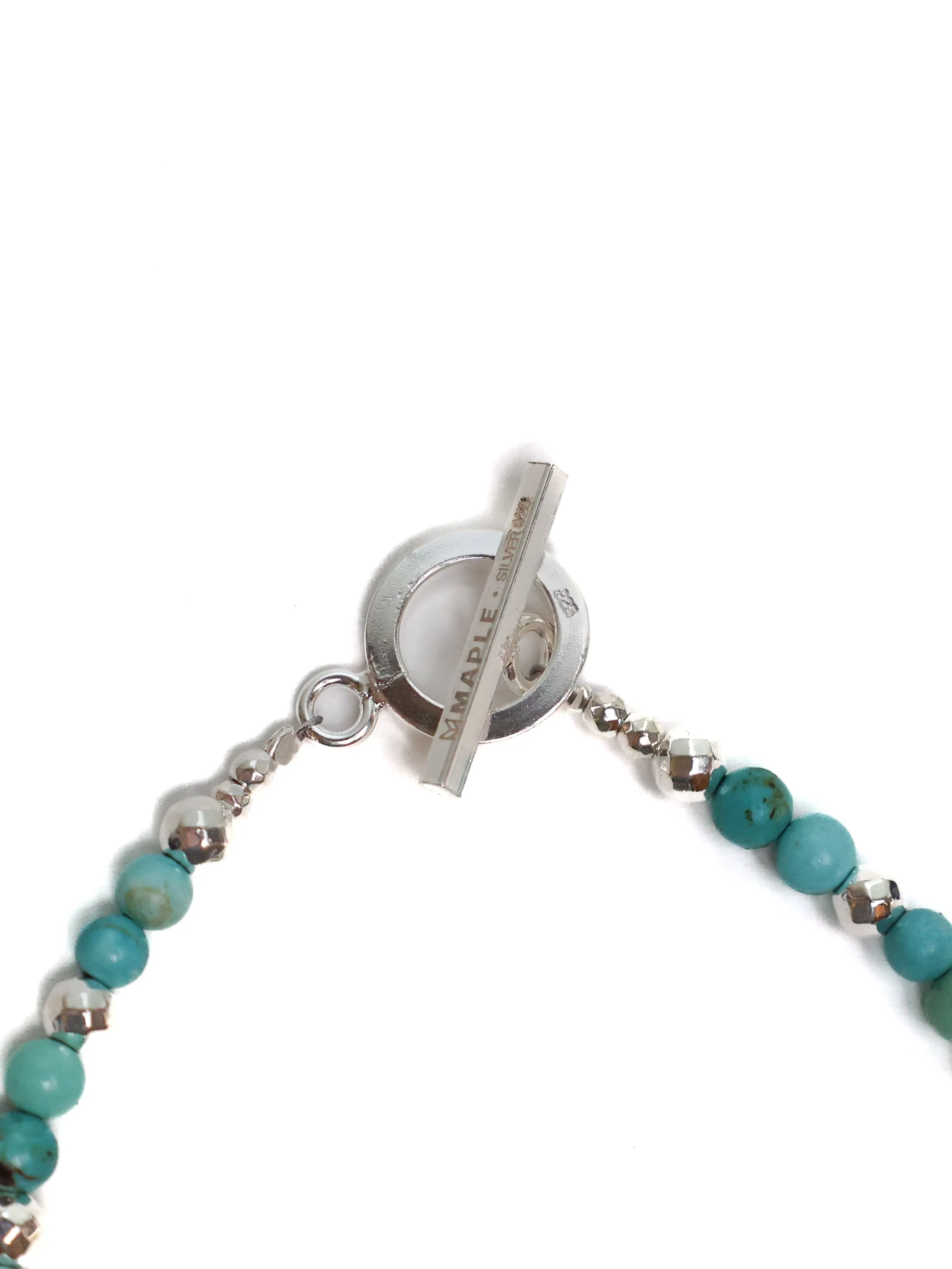 Madina Beaded Bracelet (Silver 925/Turquoise) sold by MAPLE product image thumbnail 3