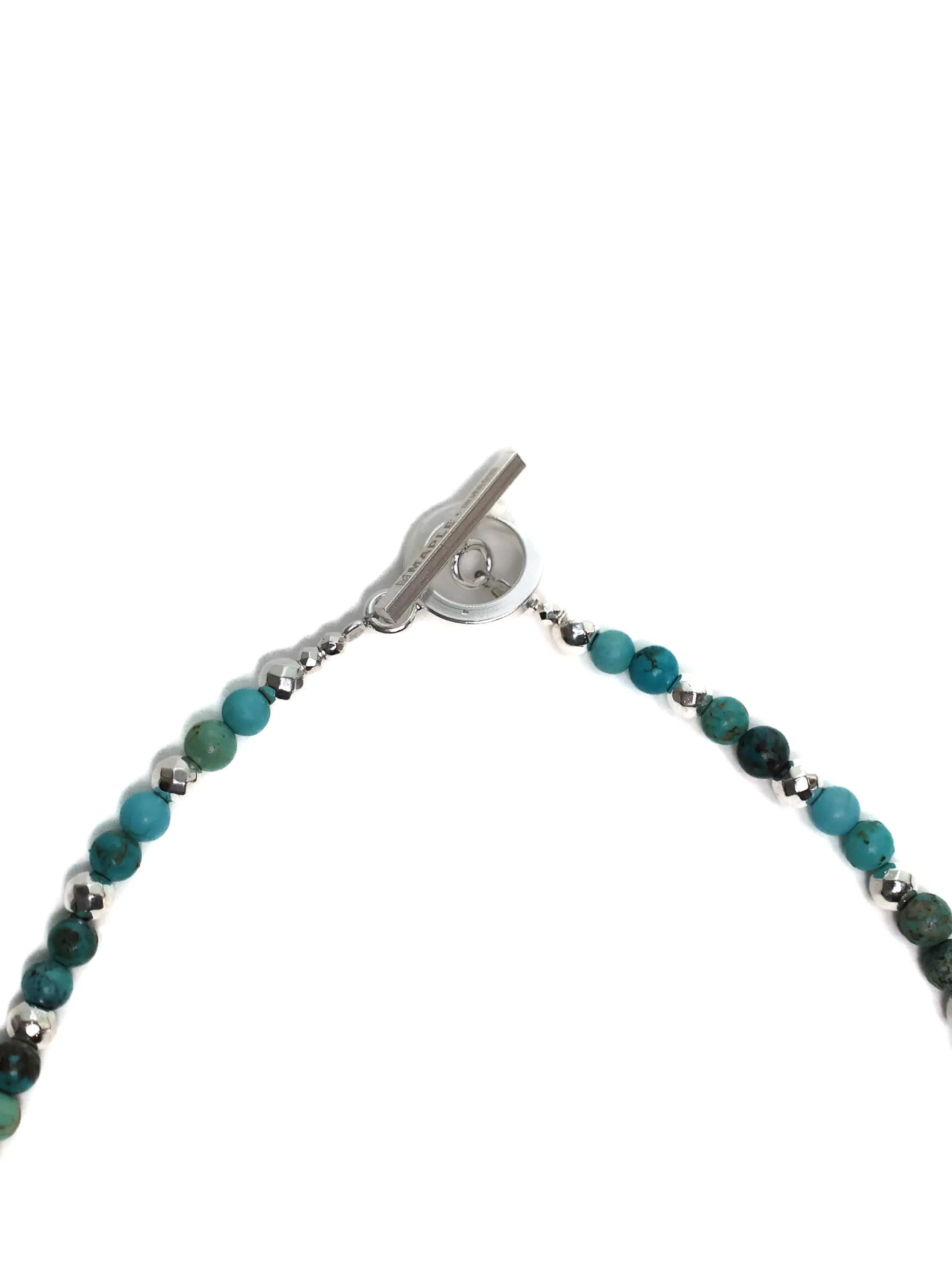 Madina Beaded Necklace (Silver 925/Turquoise) sold by MAPLE product image thumbnail 3
