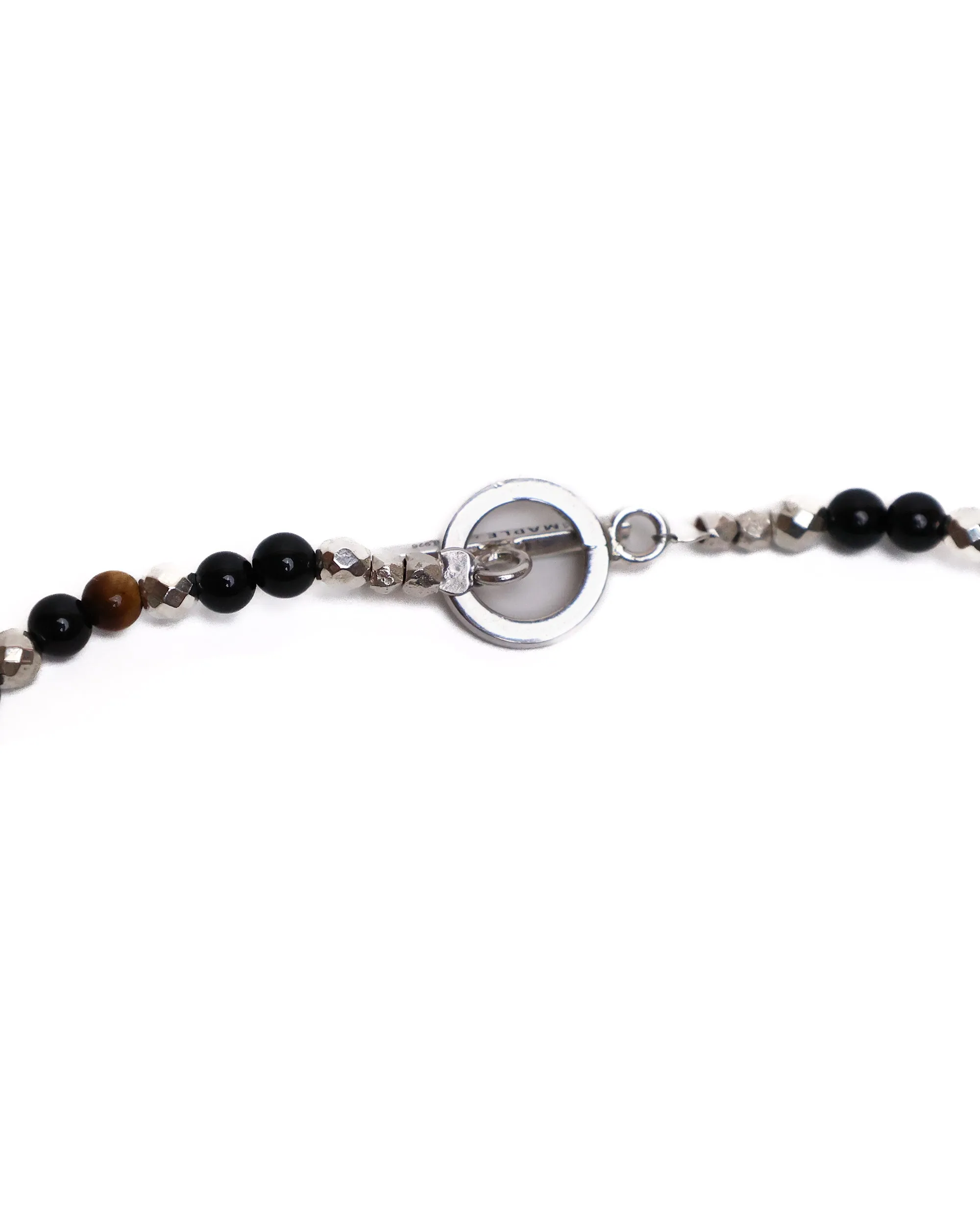 Madina Beaded Necklace (Silver 925/Black) sold by MAPLE product image thumbnail 4