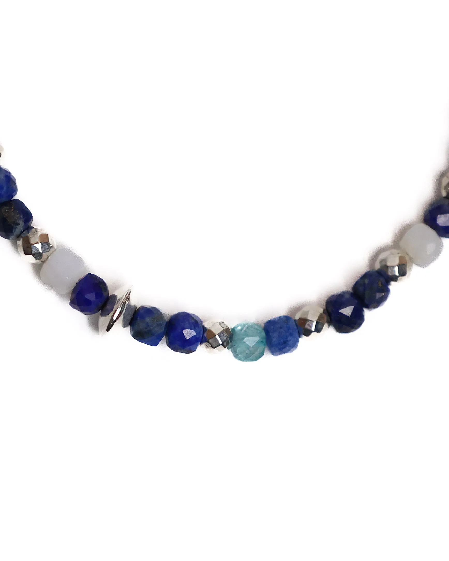 Madina Beaded Bracelet Silver 925/Navy sold by MAPLE product image thumbnail 4