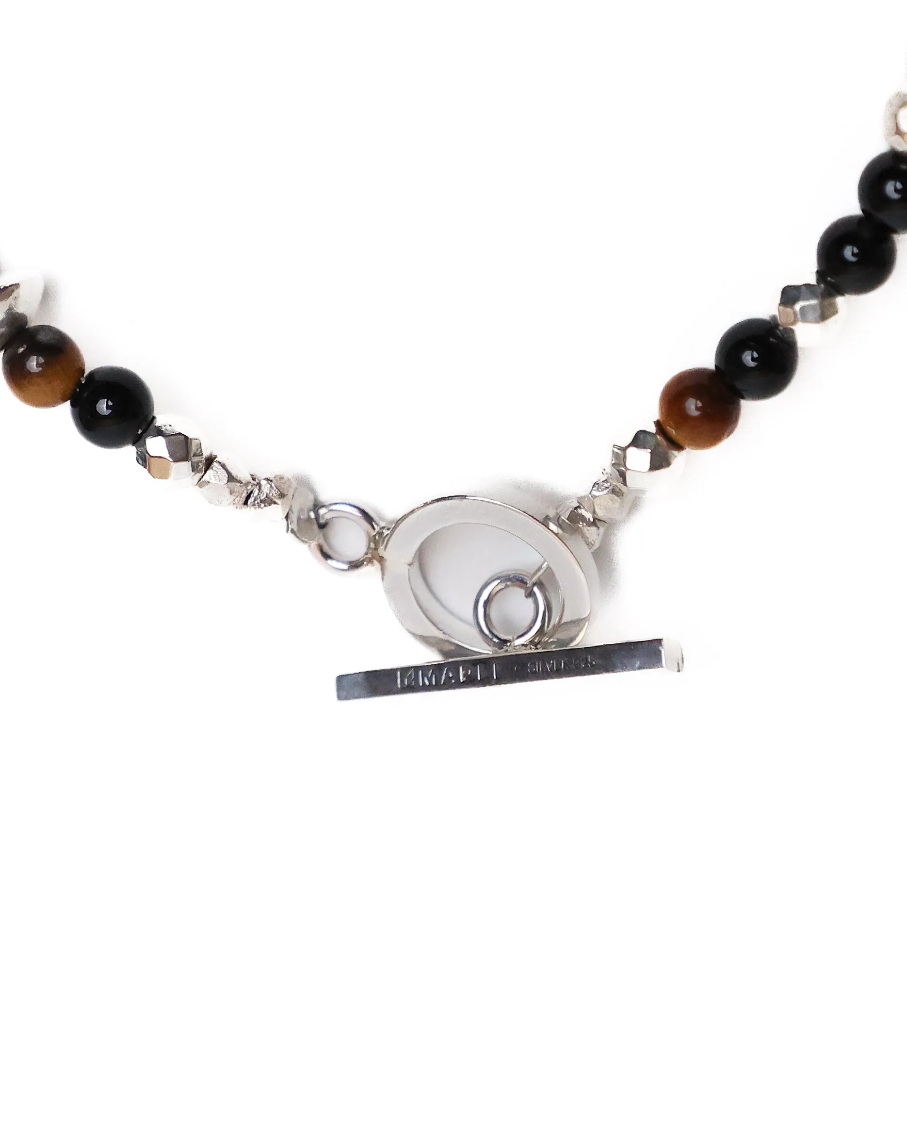 Madina Beaded Bracelet (Silver 925/Black) sold by MAPLE product image thumbnail 4