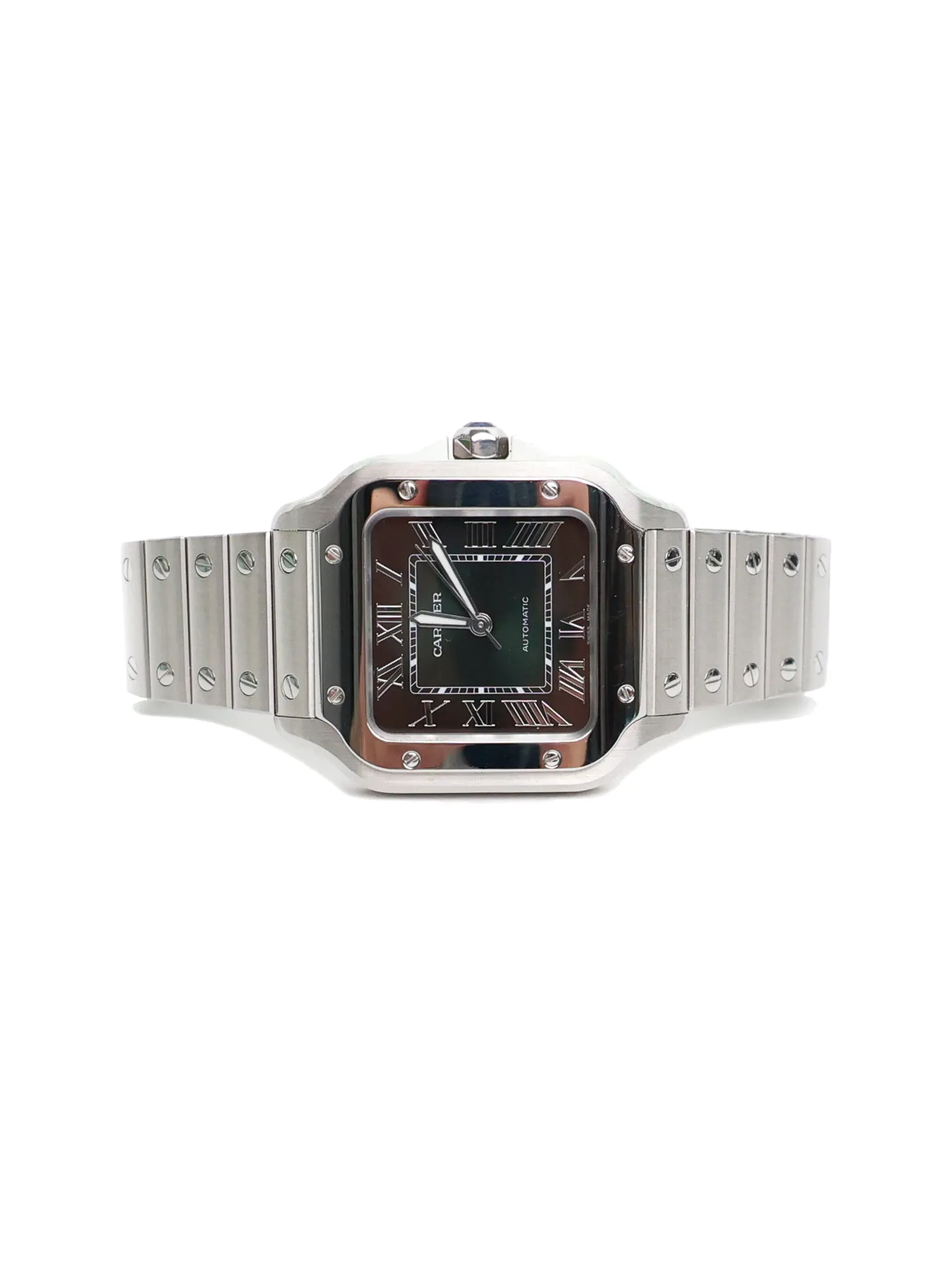 Cartier Santos Medium (Steel/Green Dial) sold by MAPLE product image thumbnail 3