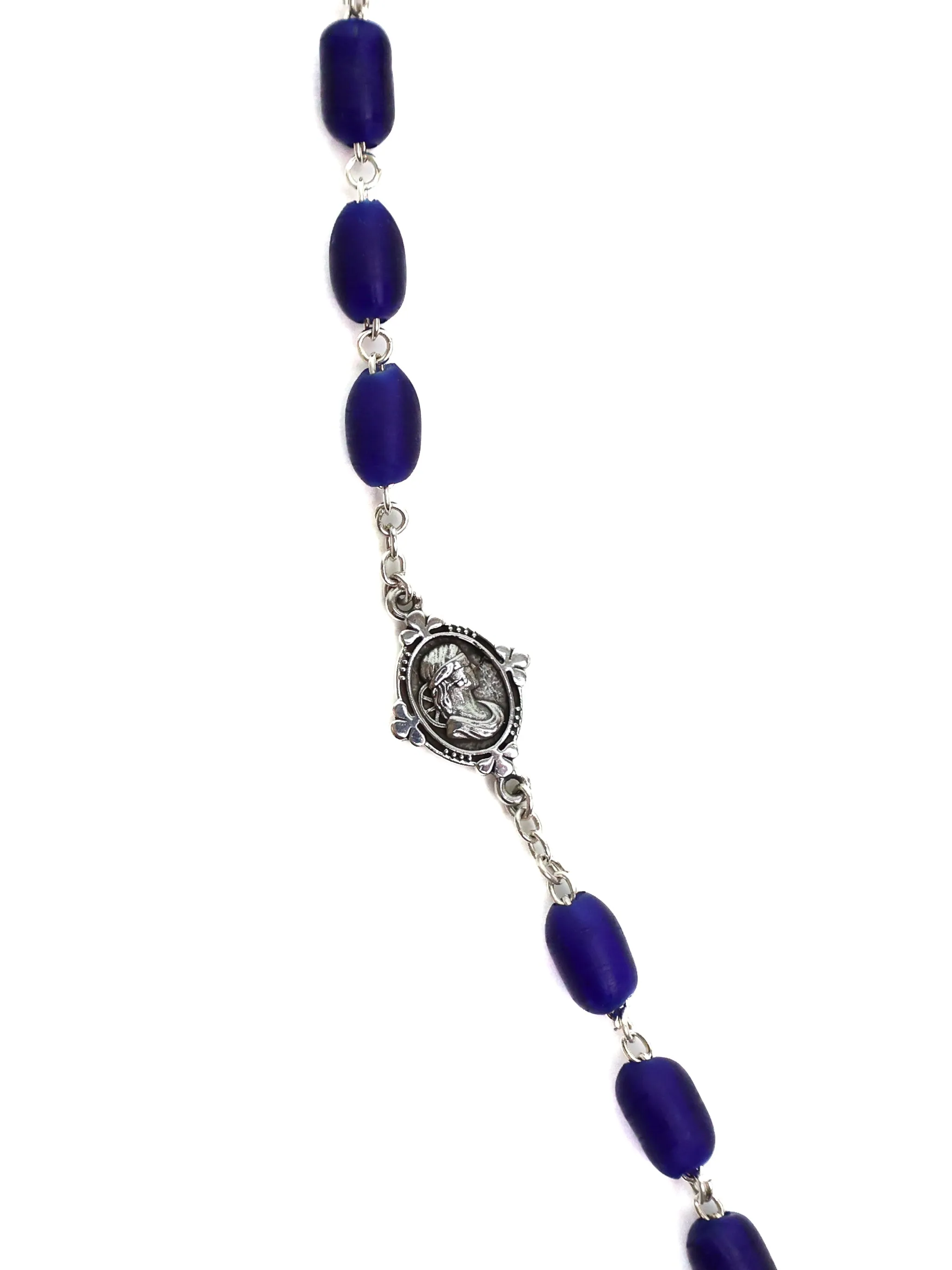 Camino Chain (Silver 925/Navy Glass) sold by MAPLE product image thumbnail 4