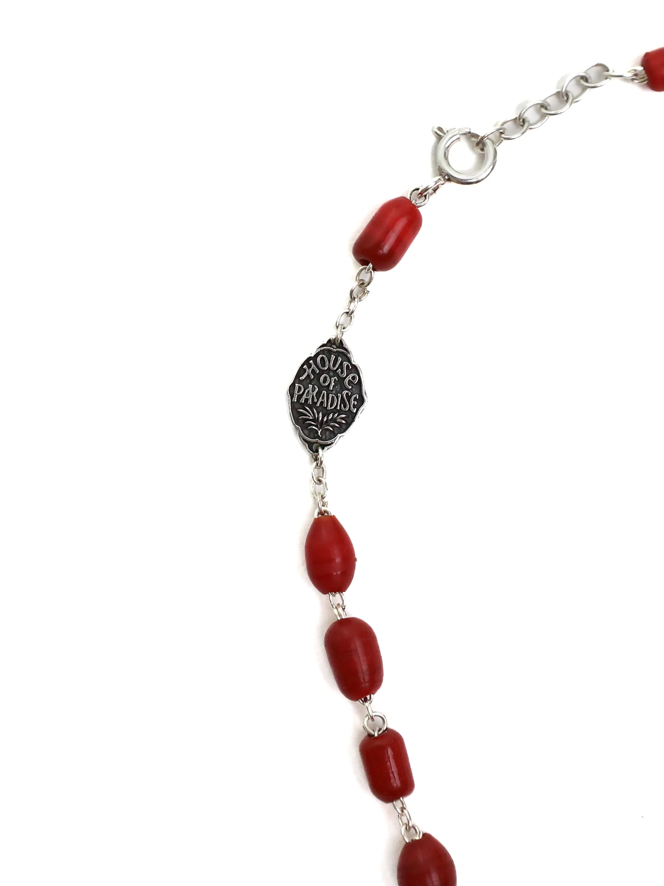 Camino Chain (Silver 925/Red Glass) sold by MAPLE product image thumbnail 5