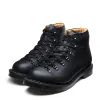 Black Greasy Grain Urban Hiker sold by Solovair