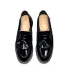 Black Patent Tassel Loafer sold by Solovair