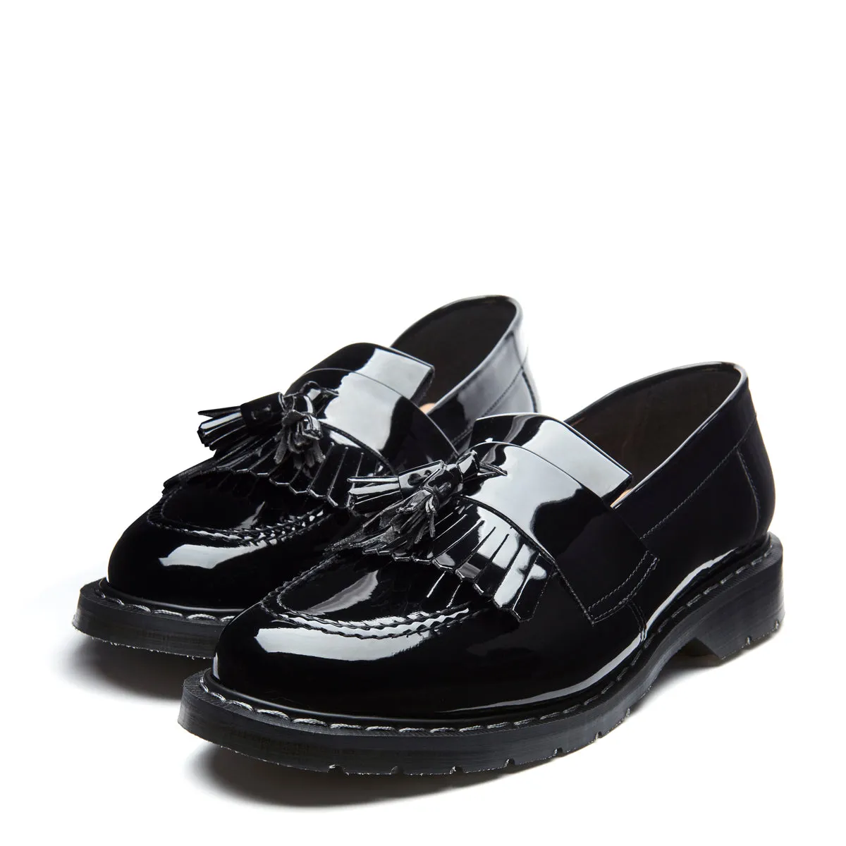 Black Patent Tassel Loafer sold by Solovair product image thumbnail 3