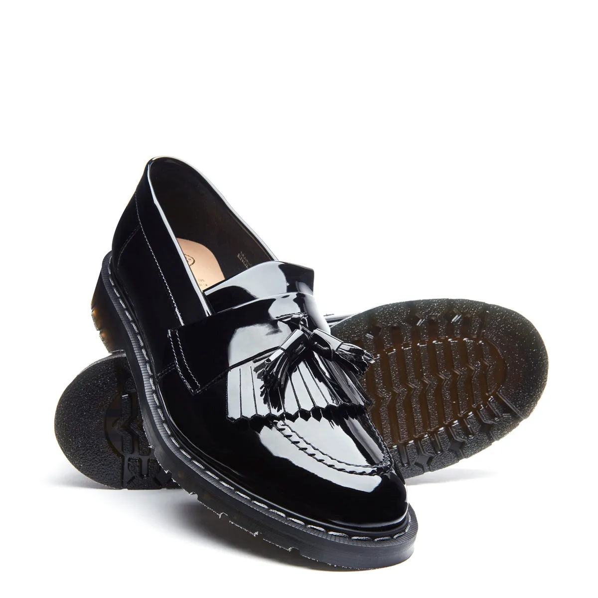 Black Patent Tassel Loafer sold by Solovair product image thumbnail 2