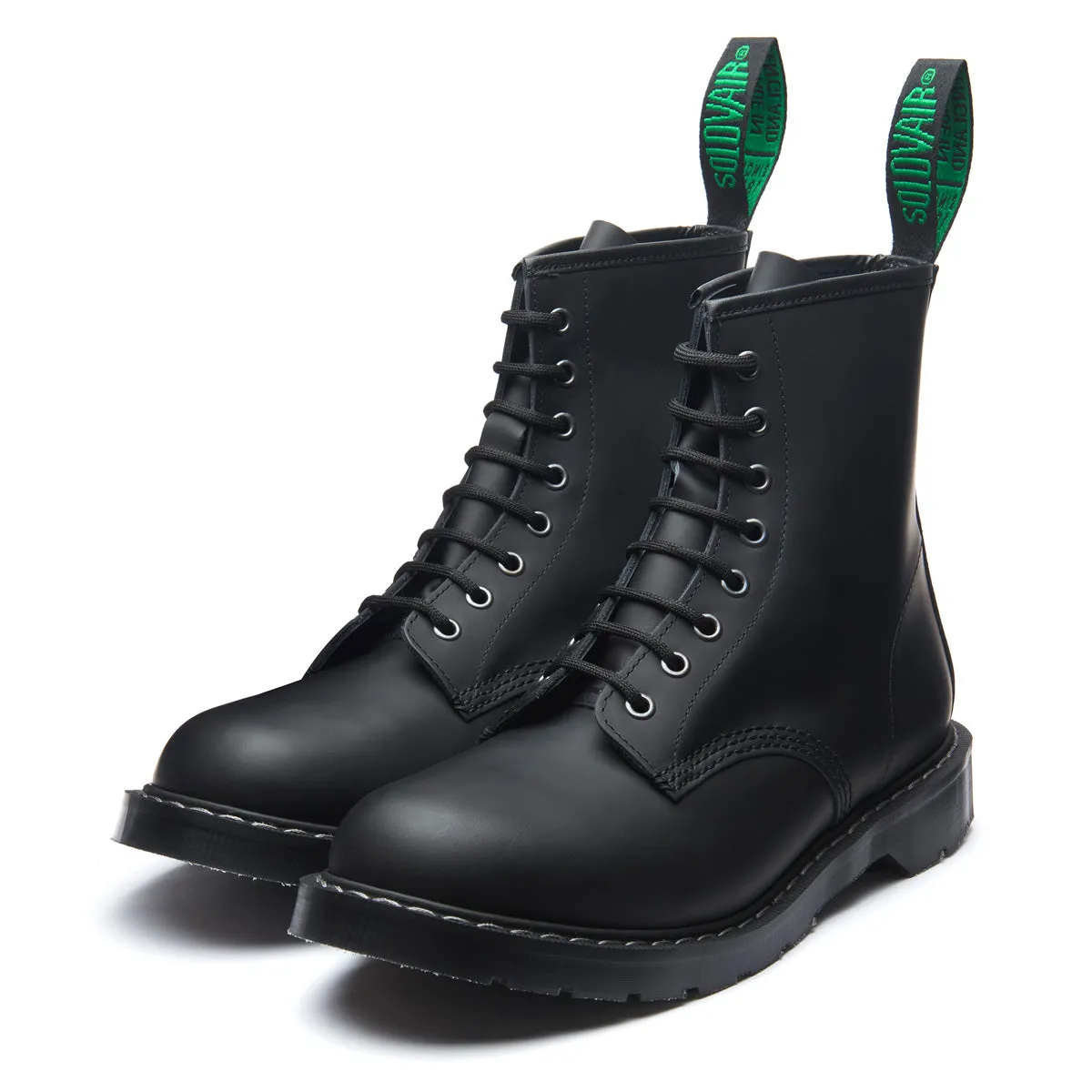 Black Matte 8 Eye Derby Boot sold by Solovair product image thumbnail 3