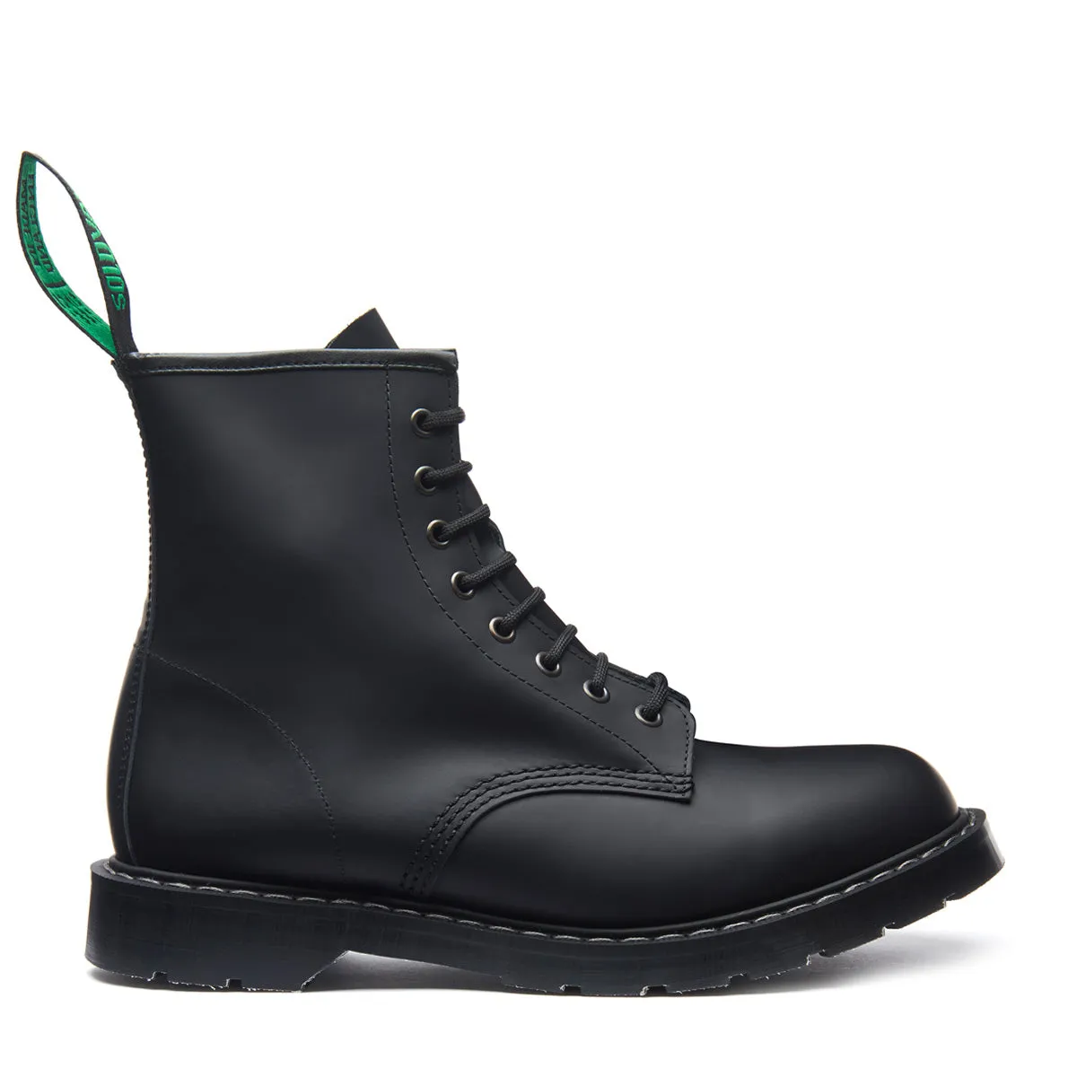 Black Matte 8 Eye Derby Boot sold by Solovair