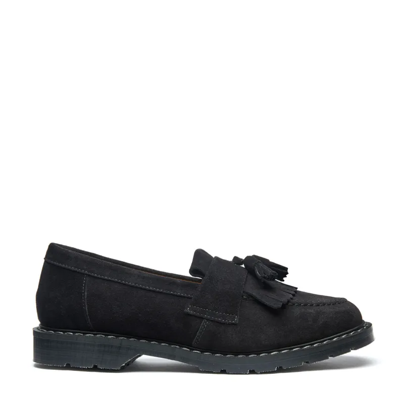 Black Suede Tassel Loafer sold by Solovair