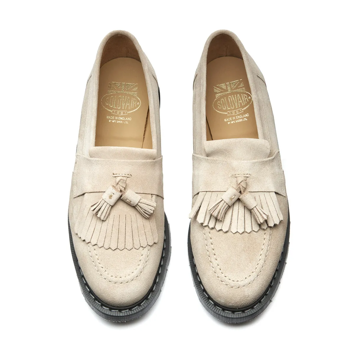 Sand Suede Tassel Loafer sold by Solovair product image thumbnail 4