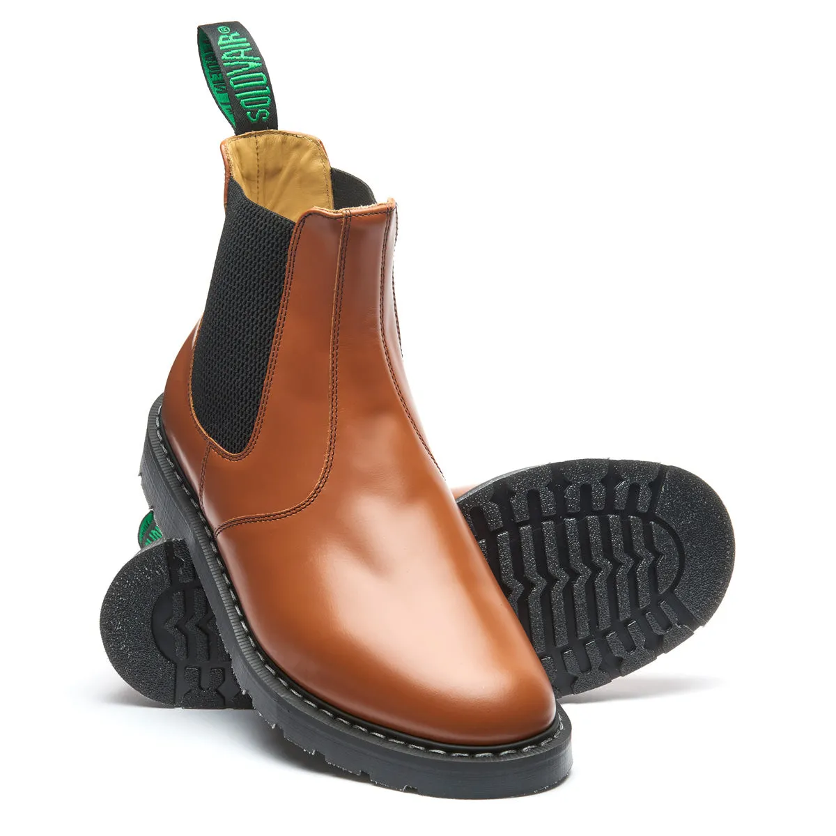Tan Hi-Shine Dealer Boot sold by Solovair product image thumbnail 2