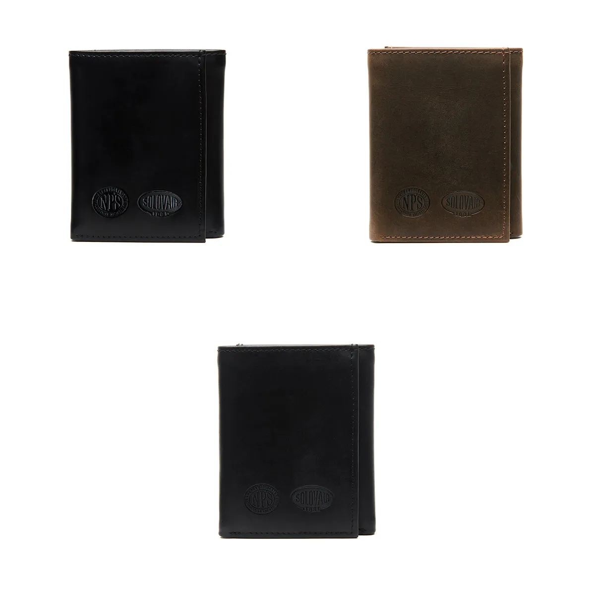 Leather Tri Fold Wallet sold by Solovair