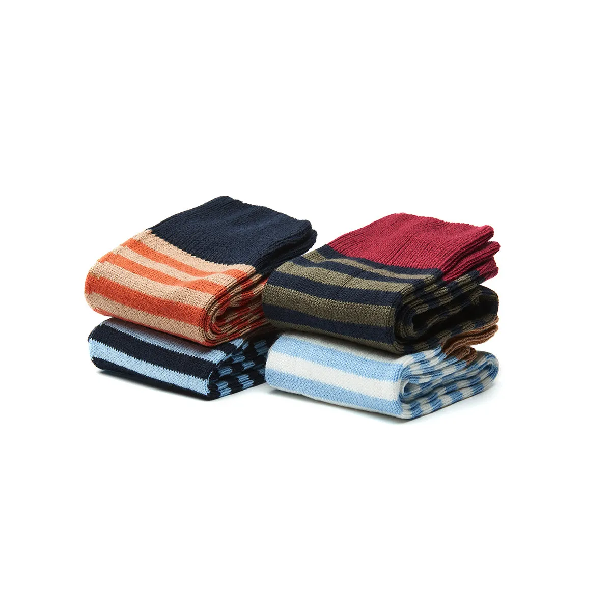 Striped Cotton-blend Socks sold by Solovair