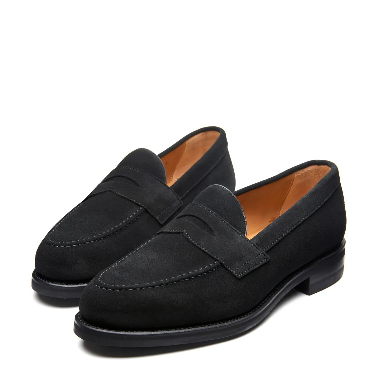 Black Suede Penny Loafer sold by Solovair product image thumbnail 3