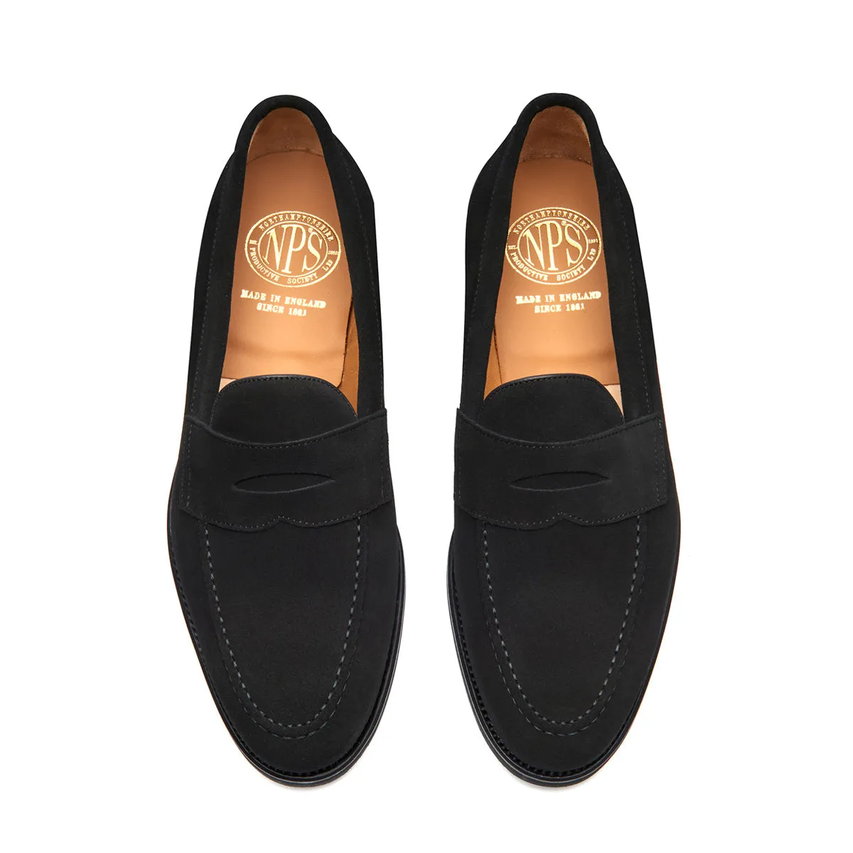 Black Suede Penny Loafer sold by Solovair product image thumbnail 4