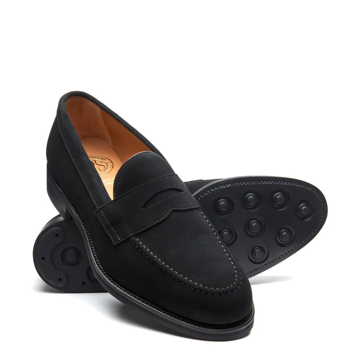 Black Suede Penny Loafer sold by Solovair product image thumbnail 2