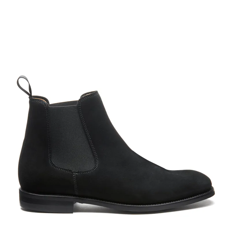 Black Suede Chelsea Boot sold by Solovair