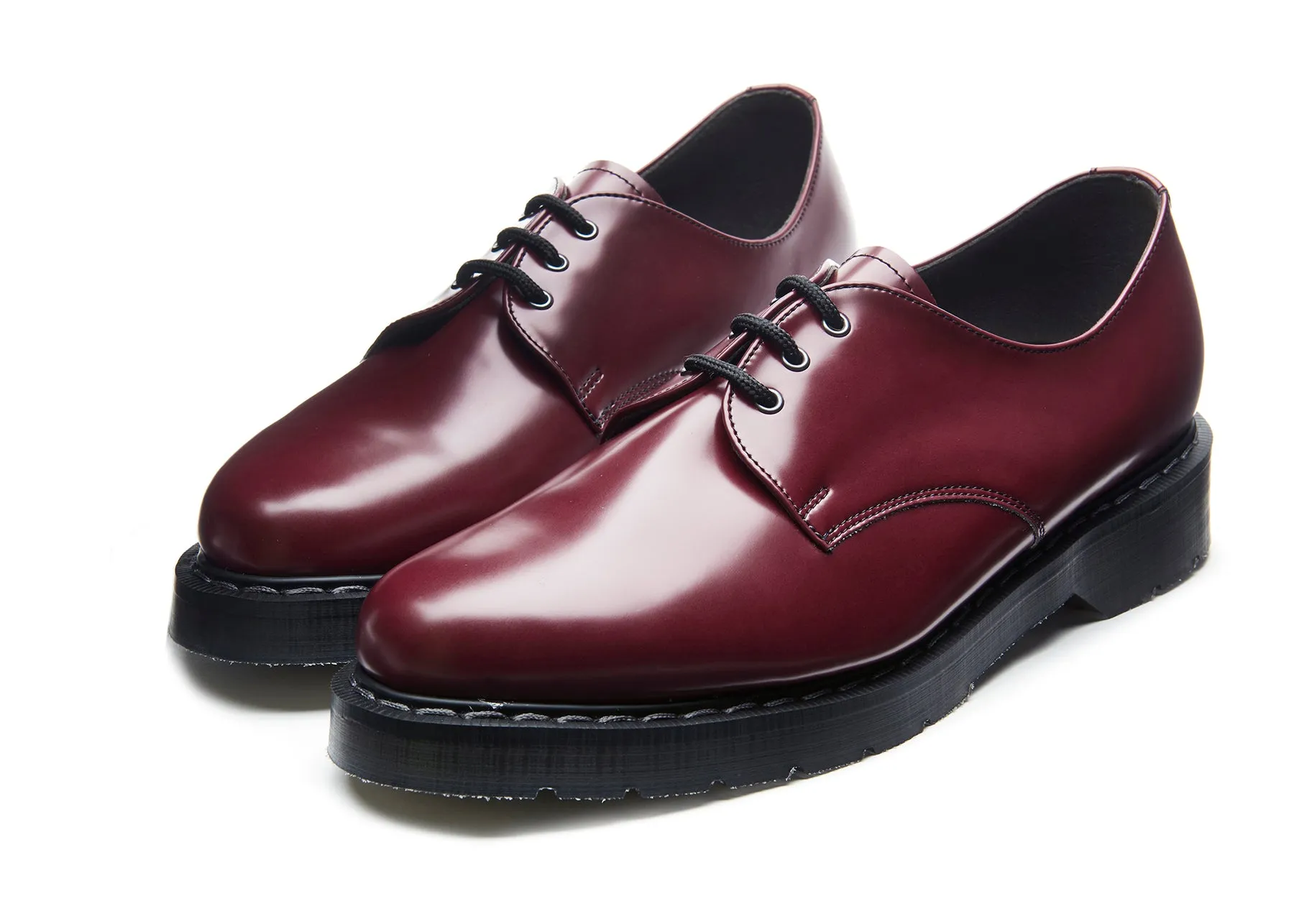 Merlot Vegan Hi-Shine Gibson Shoe sold by Solovair product image thumbnail 3