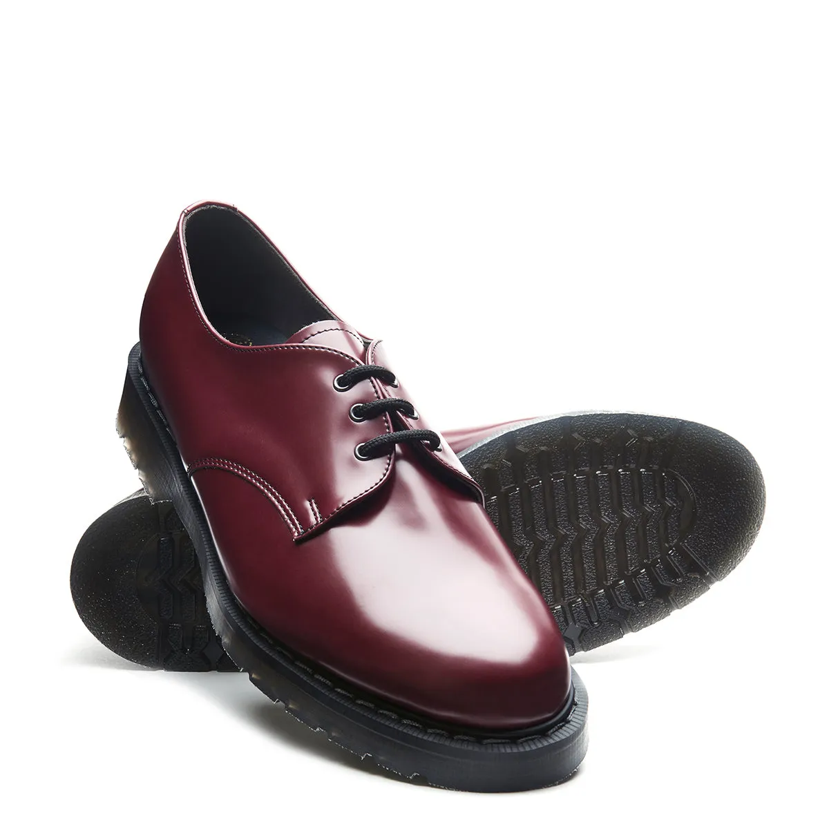 Merlot Vegan Hi-Shine Gibson Shoe sold by Solovair product image thumbnail 2