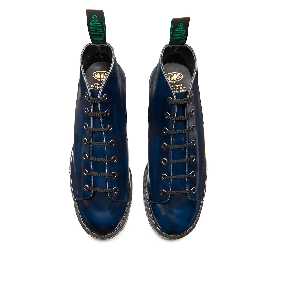 Navy Rub-Off Vegan Monkey Boot sold by Solovair product image thumbnail 4