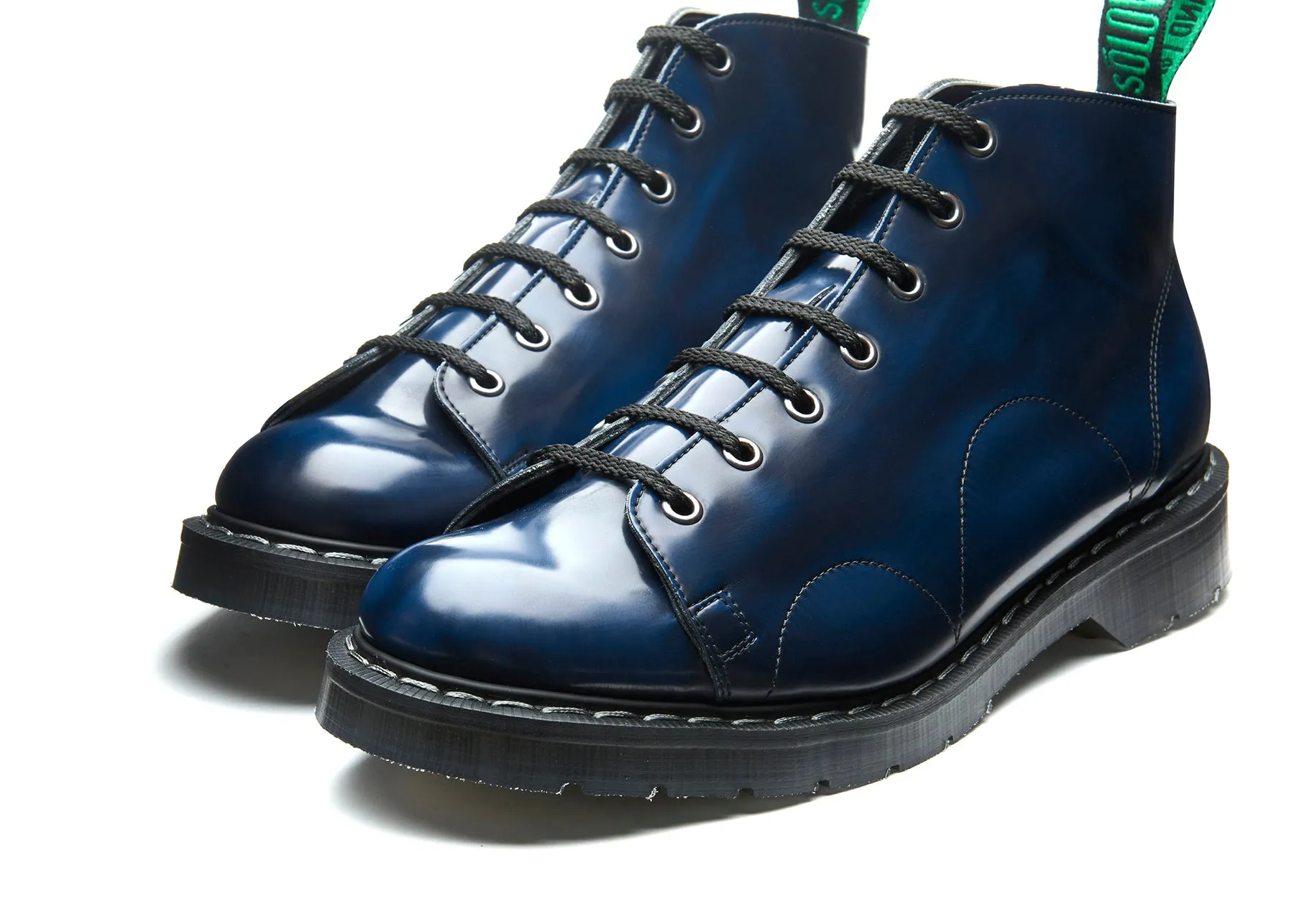 Navy Rub-Off Vegan Monkey Boot sold by Solovair product image thumbnail 3