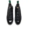 Black Vegan Hi-Shine Monkey Boot sold by Solovair