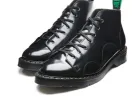 Black Vegan Hi-Shine Monkey Boot sold by Solovair