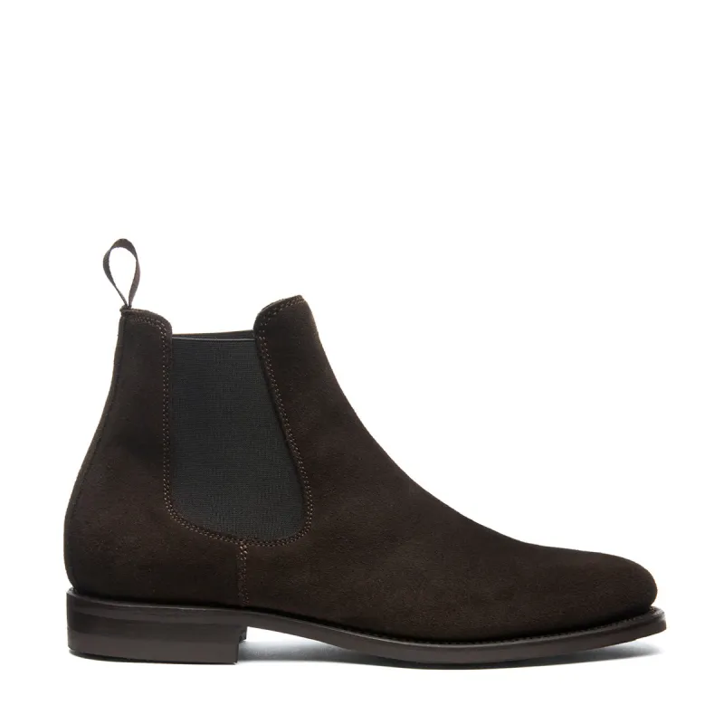 Brown Suede Chelsea Boot made by Solovair