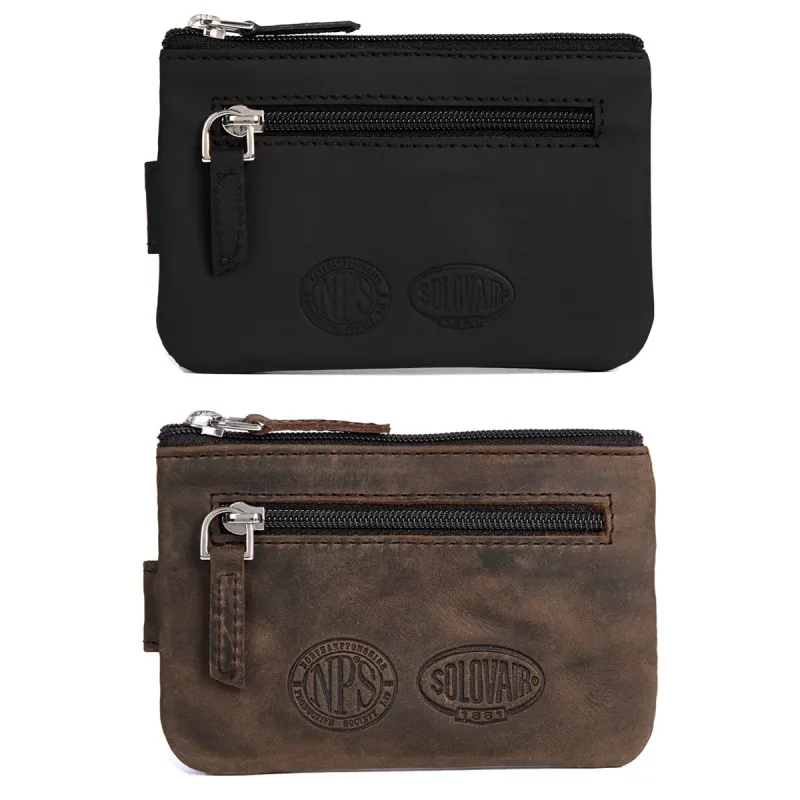 Leather Key & Coin Wallet made by Solovair