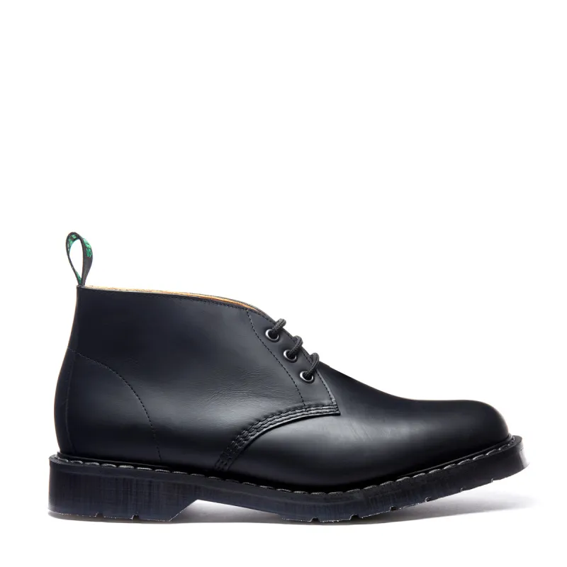 Black Greasy 3 Eye Chukka Boot sold by Solovair
