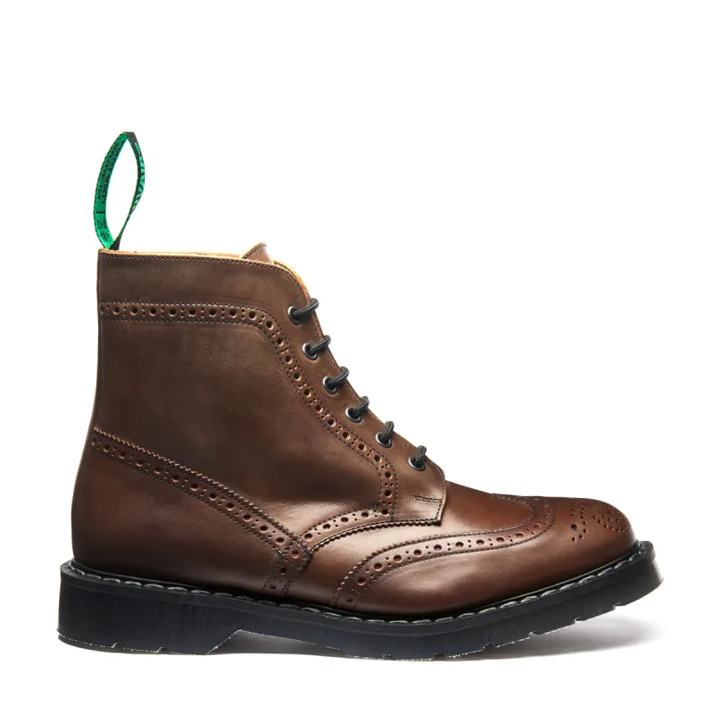 Gaucho Crazy Horse 6 Eye Brogue Boot sold by Solovair