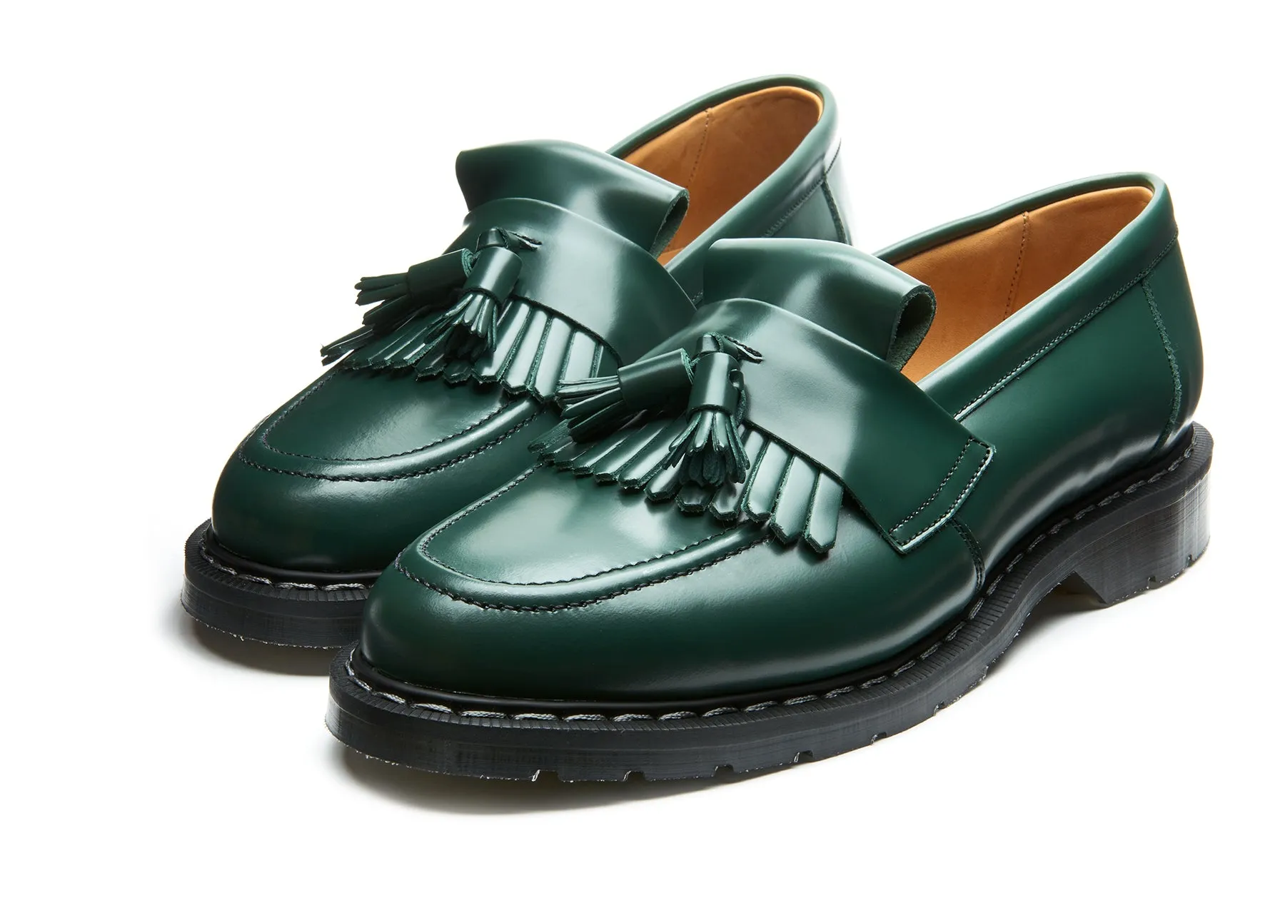 Green Hi-Shine Tassel Loafer sold by Solovair product image thumbnail 3