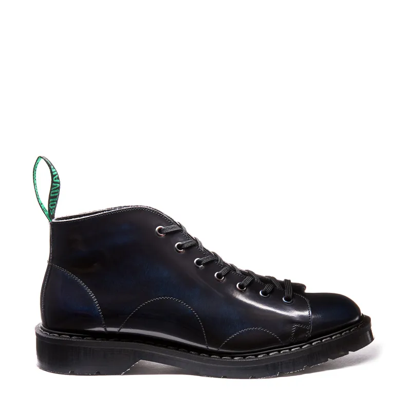 Navy Rub-Off Monkey Boot sold by Solovair