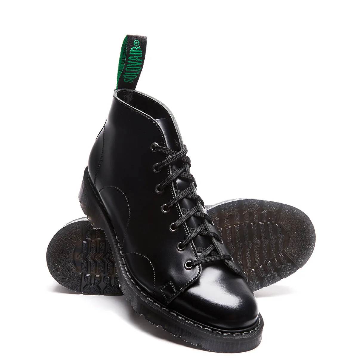 Black Hi-Shine Monkey Boot sold by Solovair product image thumbnail 2