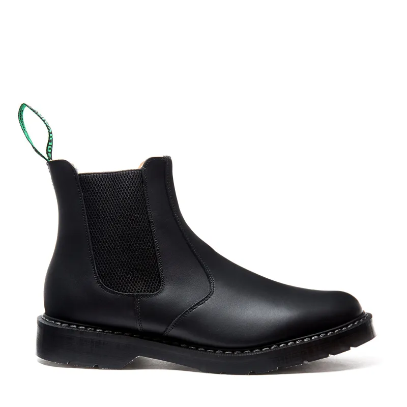Black Greasy Dealer Boot sold by Solovair