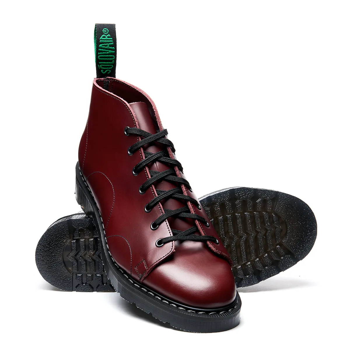 Oxblood Hi-Shine Monkey Boot sold by Solovair product image thumbnail 2