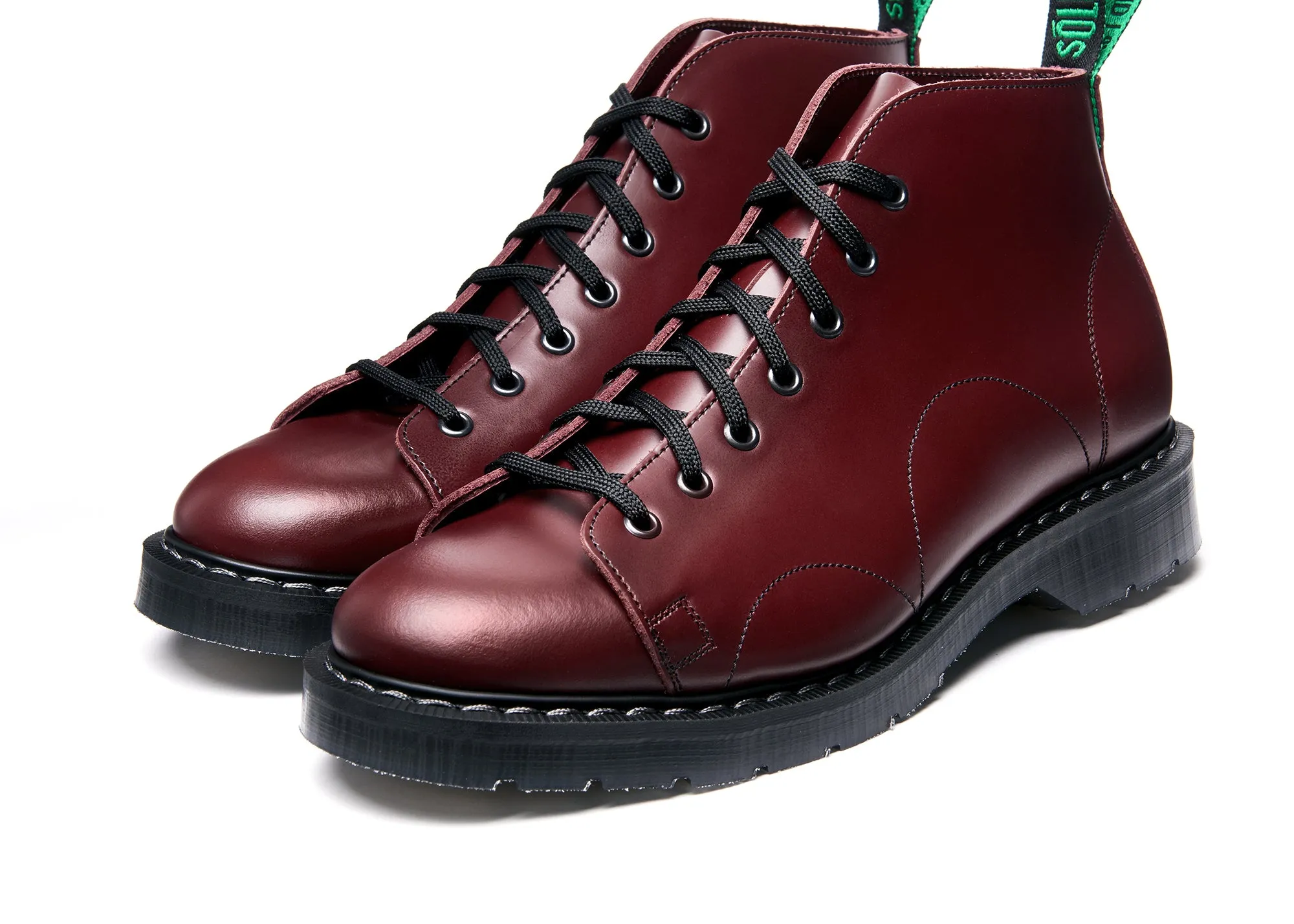 Oxblood Hi-Shine Monkey Boot sold by Solovair product image thumbnail 3