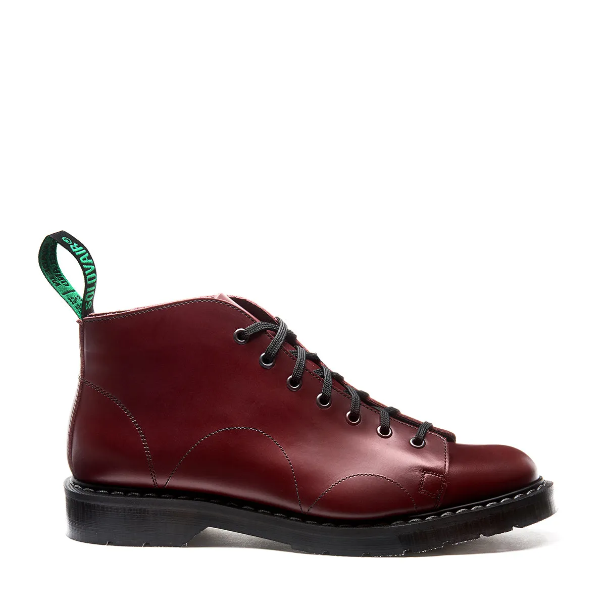 Oxblood Hi-Shine Monkey Boot sold by Solovair