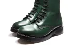 Green Hi-Shine 8 Eye Derby Boot sold by Solovair