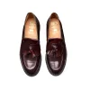 Burgundy Rub-Off Tassel Loafer sold by Solovair