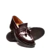Burgundy Rub-Off Tassel Loafer sold by Solovair