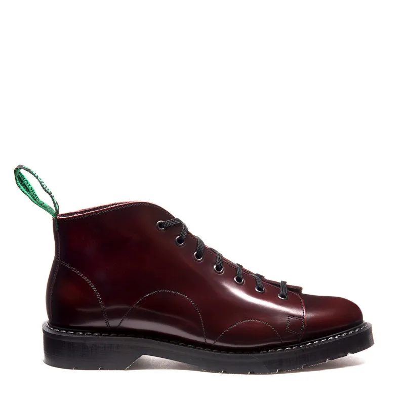 Burgundy Rub-Off Monkey Boot sold by Solovair