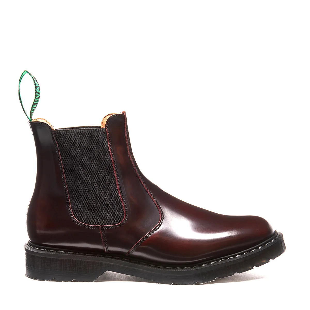 Burgundy Rub-Off Dealer Boot sold by Solovair