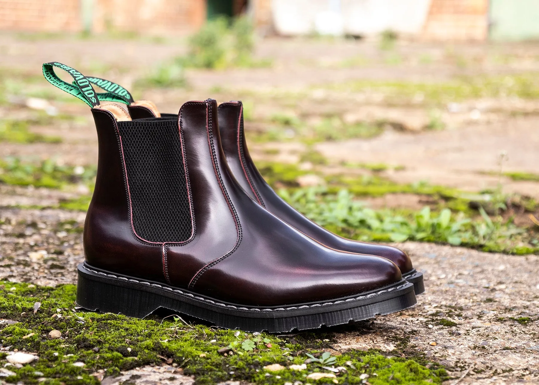 Burgundy Rub-Off Dealer Boot sold by Solovair product image thumbnail 4